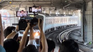 【4K高画質】超激ぱなのに何も鳴らさない！？【Mue train  山手貨物線内試運転（復路）】JR東日本209系0番台ﾊｴMue編成が試運転として赤羽駅6番線を通過（試9551M）2023.7.25