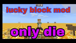 Apkgamer3 lucky falt world in Minecraft | #apkgamer3 lucky block mod die die die