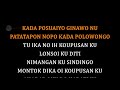 wences podtung ika pisorou sorou ku instrumental karaoke