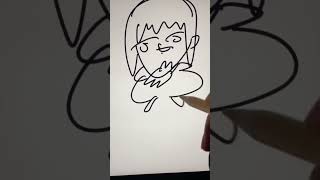 10秒で「マキマ」を描いてみせます #shorts #10秒イラスト