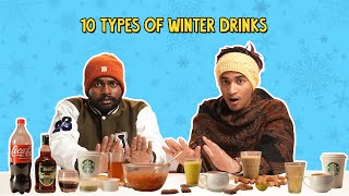 We Tried 10 Types Of Winter Drinks| Ok Tested