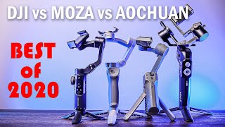 TOP Smartphone Gimbals of 2020! DJI OM4 vs Moza Mini MX & P vs Aochuan Smart XR