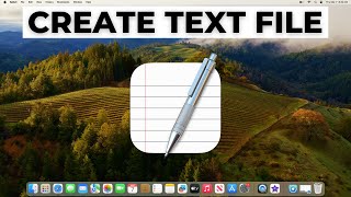 How to Create a Text File in Mac | Make .Txt File in MacBook