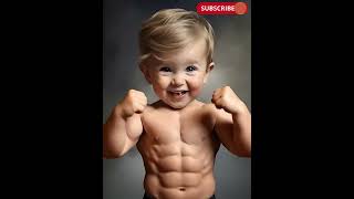 Adorable Baby Boy Showing Off His Muscles! 💪👶