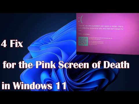 Windows 11 – 4 Fix for the Pink Screen of Death