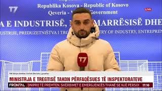 Ministrja e Tregitisë takon përfaqësues të inspektorateve | T7