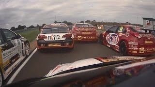 BTCC moments 2015 - Dramatic Race 2 action at Snetterton