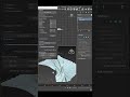 3ds max  : Creating Cloth simulation in 10 seconds with PolyCloth Brush Plugin #shorts