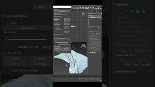 3ds max  : Creating Cloth simulation in 10 seconds with PolyCloth Brush Plugin #shorts