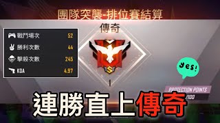 【Free Fire】S8團排-終於傳奇啦！這季打了52場🥺｜ft.小萌豬、吃酸梅、拔拔