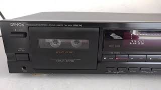 High End Denon DRA-750 3-Head Cassette Deck (recording)