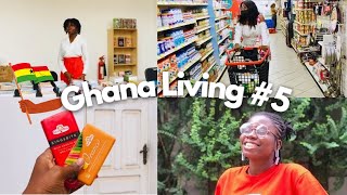 Vlog: Breakfast meeting \u0026 Monthly shopping || Reviewing Ghana's 🇬🇭 Finest Chocolate \u0026 New Hair Do