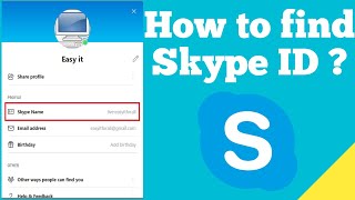 How to find your Skype Id ?
