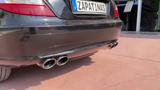 Ηχος εξάτμισης (exhaust sound) από Mercedes SLK AMG look