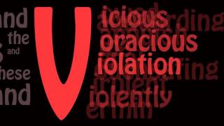 V for Vendetta Typography- Motion Graphics