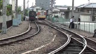 坊っちゃん列車の入れ替え