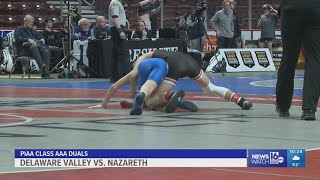 Delaware Valley Wrestling Loses to Nazareth at Wrestling State Championships 48-15