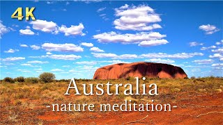 【瞑想音楽】 広大なオーストラリアの自然を眺めながら瞑想　４K　－Australia－　イルチブレインヨガ　 meditation music, Relaxation and sleeping