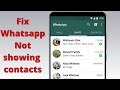 how to fix whatsapp not showing contacts names on android