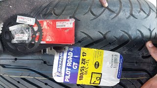 Replace Your Motorcycle Chain and tyre tracer 900 gt