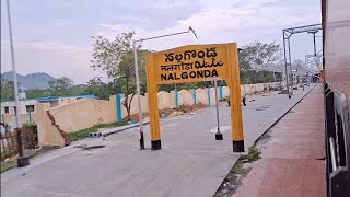 NALGONDA RAILWAY STATION ON BOARD ARRIVING \u0026 DEPARTING VSKP-KURNOOL SUMMER SPL EXPRESS TRAIN