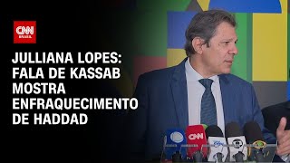 Julliana Lopes: Fala de Kassab mostra enfraquecimento de Haddad | CNN ARENA