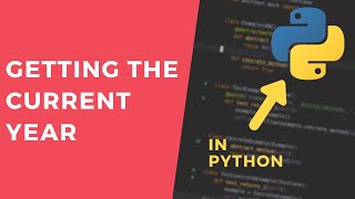 Getting the current year - 1 Minute Python Tutorial #shorts