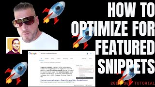 How to Optimize for Featured Snippets | 2021 SEO | Brock Misner