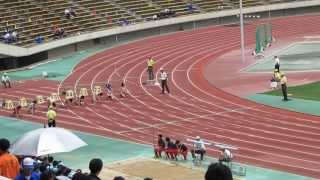 20130602_平成25年兵庫高校総体_女子100m準決勝1組