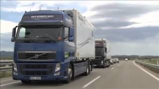 First road train with Volvo Sartre (Safe Road Trains for the Environment)