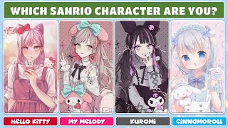 Which Sanrio Character Are You?🎀Hello Kitty x My Melody x Kuromi x Cinnamoroll🌟Aesthetic Quiz✨