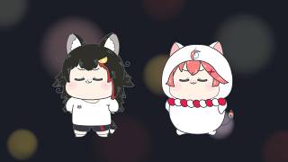 【手描き】こっちのみおしゃとあっちゅのみこち【大神ミオ/さくらみこ/こっちのけんと/ギリギリダンス/はいよろこんで/ホロライブ/hololive/切り抜き漫画】