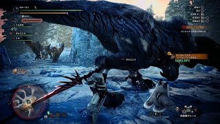 【MHW:IB】アンジャナフ亜種とティガレックスの共演がおもしろすぎた…　#モンハン #モンスターハンターワイルズ #モンハンワイルズ #モンスターハンターワールド #mhw #mhwib