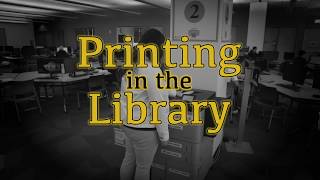 How to use printers in Pollak Library
