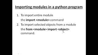 Ch 4 Using Python Libraries Part 2 Importing Modules And Its Objects | CBSE Class 12 CS with Python