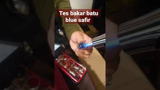 Tes batu blue safir asli