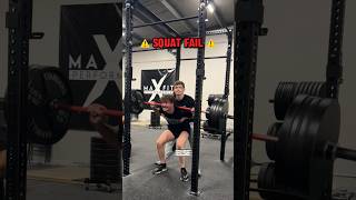 ⚠️ 405lbs fell on his neck ⚠️ #viral #gym #fitness #squat #fail #youtubeviral