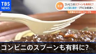 コンビニのスプーンも有料に？ レジ袋に続き、プラごみ削減へ