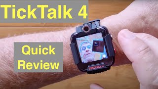 TickTalk 4 Voice+Video+Text+MusicStream GPS 4G Tracking Senior’s/Kid's Smartwatch: Quick Overview