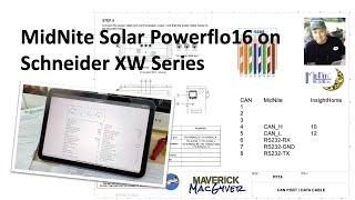 Connecting the MidNite Powerflo16 to Schneider XW Series Inverters