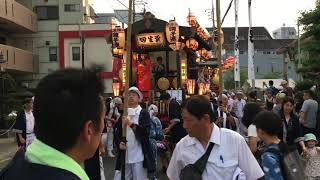 坂戸神社夏祭り屋台曳行２