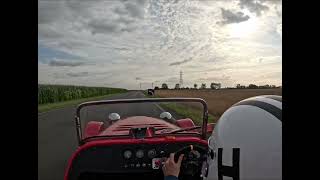 Blyton track day in the 1600cc westfield.