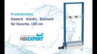 Duofix Element für Dusche, 130 cm, Artikel 111587001 Aufbauanleitung