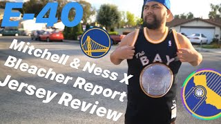 Mitchell & Ness X Bleacher Report Golden State Warriors (The Bay X E-40) Jersey + Hat Review!