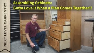 Cabinet Assembly:  When a Plan Comes Together!