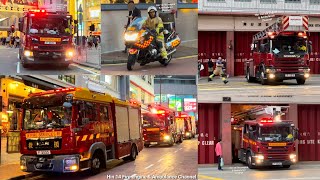 **TWO CALLS WITHIN ONE MINUTE** HKFSD Multiple Responses!! AFA & FIRE CALL