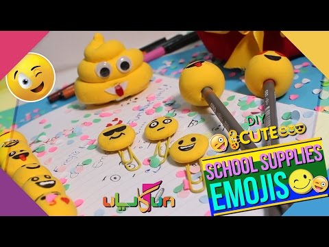 DIY Air-dry Clay Emojis School Supplies Part 2: Kids Club DIY Air-dry Clay Emojis School Supplies Part 2: Kids Club