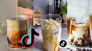 Making Iced Coffee Tik Tok Compilation | Aesthetic | Everything Trends