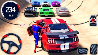 Superhero Car Stunts Mega Ramp Racing - Impossible GT Car Driving Tracks 3D - Android GamePlay #3