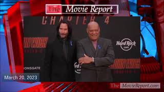 JOHN WICK CHAPTER 4 L.A. premiere w/ Keanu Reeves, Donnie Yen, Laurence Fishburne, Shamier Anderson